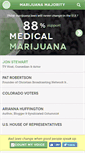 Mobile Screenshot of marijuanamajority.com